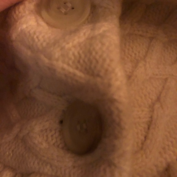 Loft wool blend sweater with two button closure - Picture 3 of 7